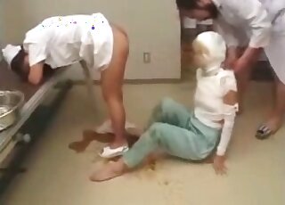 Person in bandages is ready to get really messy