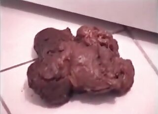 Thick woman wants to show you her liquid feces